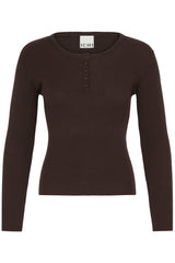 IHLULS-rib-shirt-chocolat