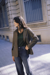 Danta 20816136 Blazer Olive Night