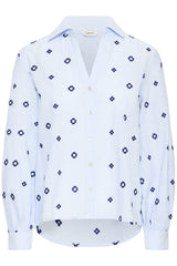 Fabienne 20818463 Blouse Della Robia Blue