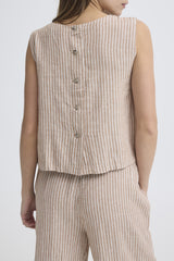 Falakka 20818824 Top Woodsmoke Striped