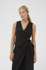 Haisly 30112220 Waistcoat Black