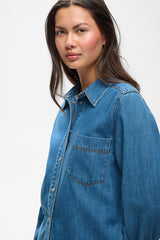 Glenn 30112605 Blouse Faded Blue