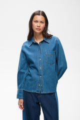 Glenn 30112605 Blouse Faded Blue