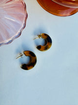 b539st25575 earring brown
