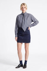 OLALIE 82519 Blouse Navy