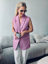 Yastumla 26039548 Waistcoat Moonlite Mauve