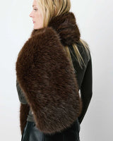 Amina scarf brown