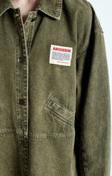 Uzatown UZA16AH Jeans Jacket Green
