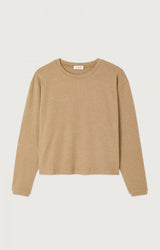 Ypawood YPA02B Tshirt long sleeves-beige-macchiato
